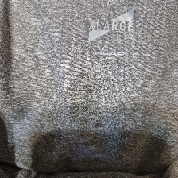 Head Gray Short Sleeve V-Neck Tee - Picture 2 of 4